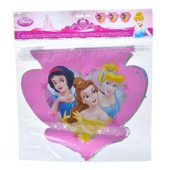 BANDEIRA PLASTICO PRINCESAS
