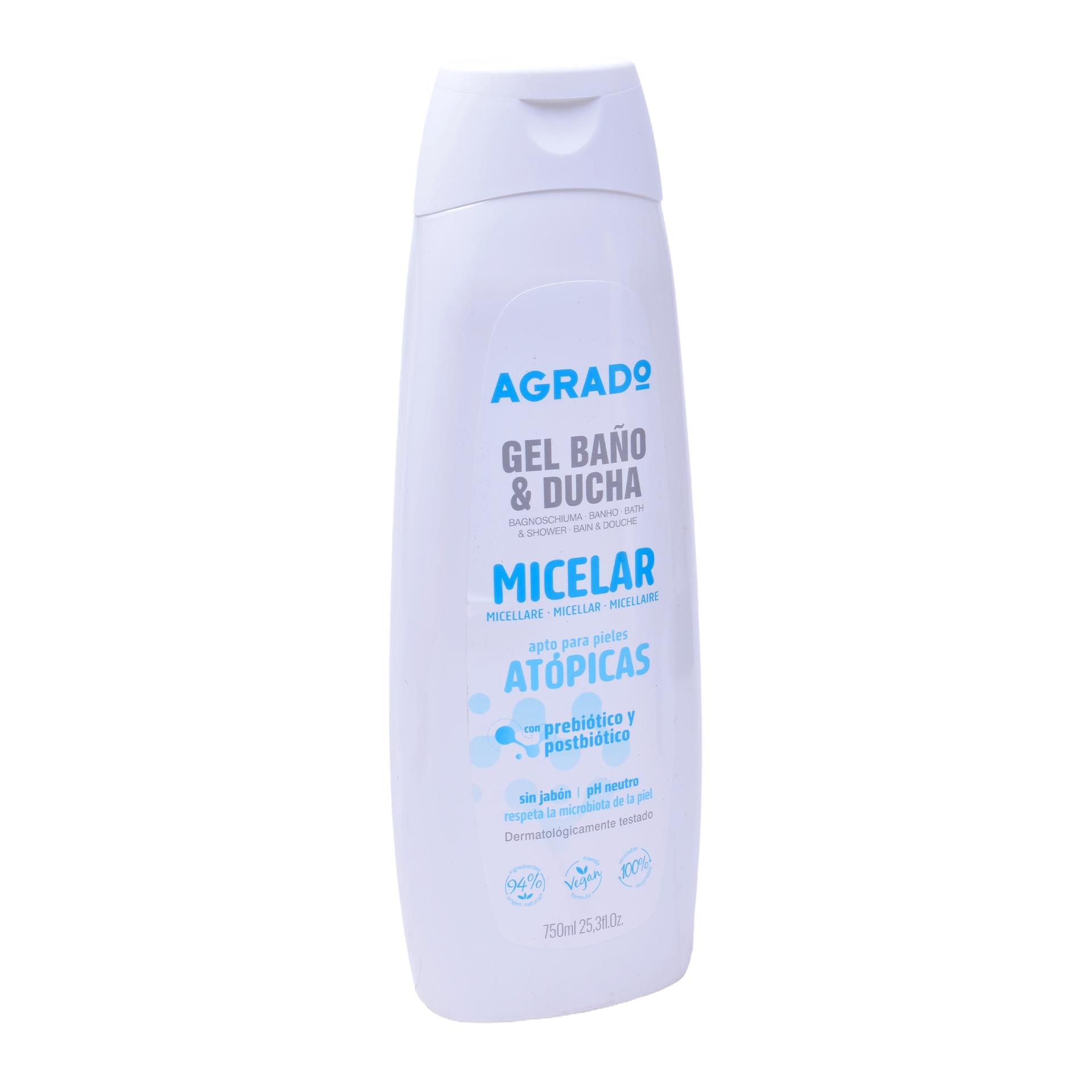 GEL MICELAR AGRADO 750ML PELE ATOPICA GEL MICELAR AGRADO 750ML PELE ATOPICA
