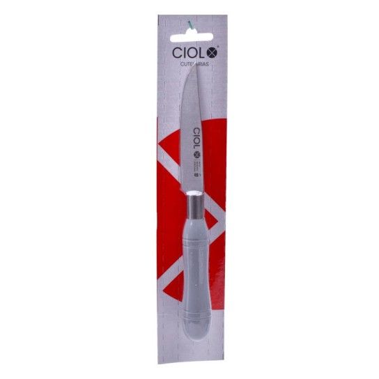 FACA P/ VEGETAIS CABO CINZA 9CM