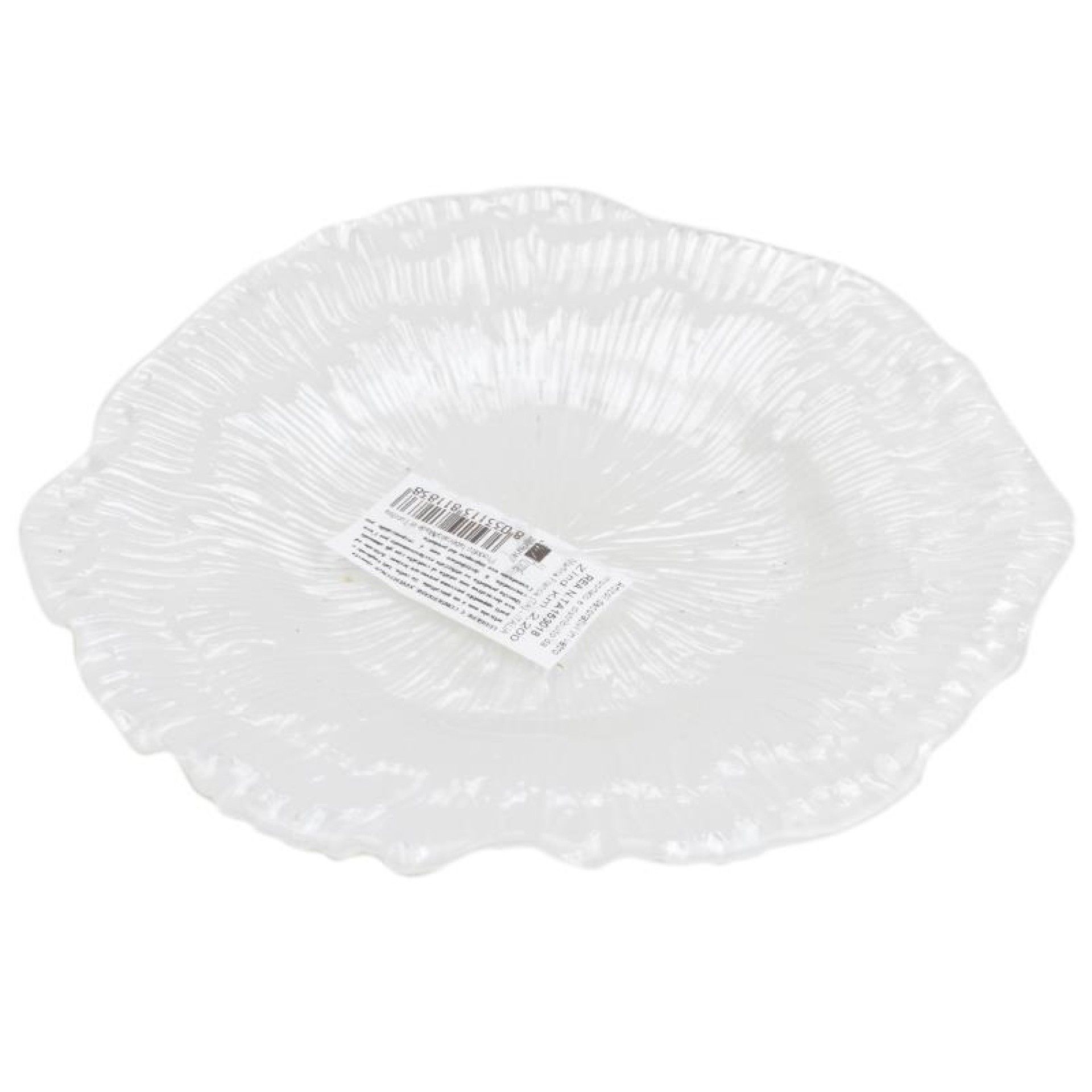 PRATO VIDRO FOLHA BRC 19CM *CONTEM 6* PRATO VIDRO FOLHA BRC 19CM *CONTEM 6*