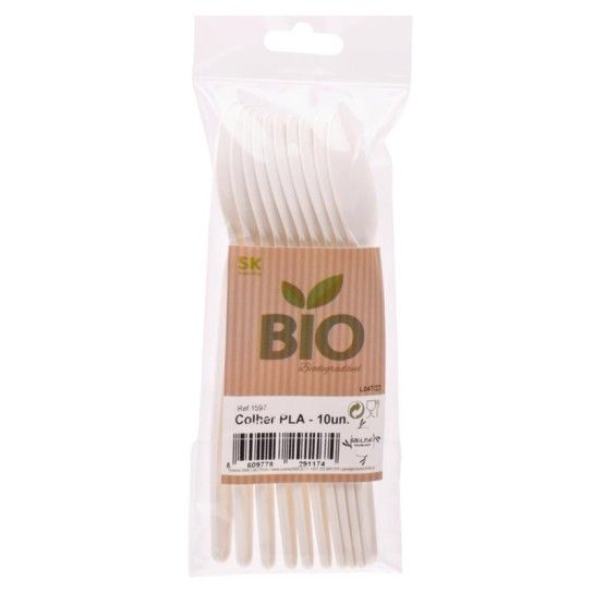 COLHER PLASTICA BRANCA