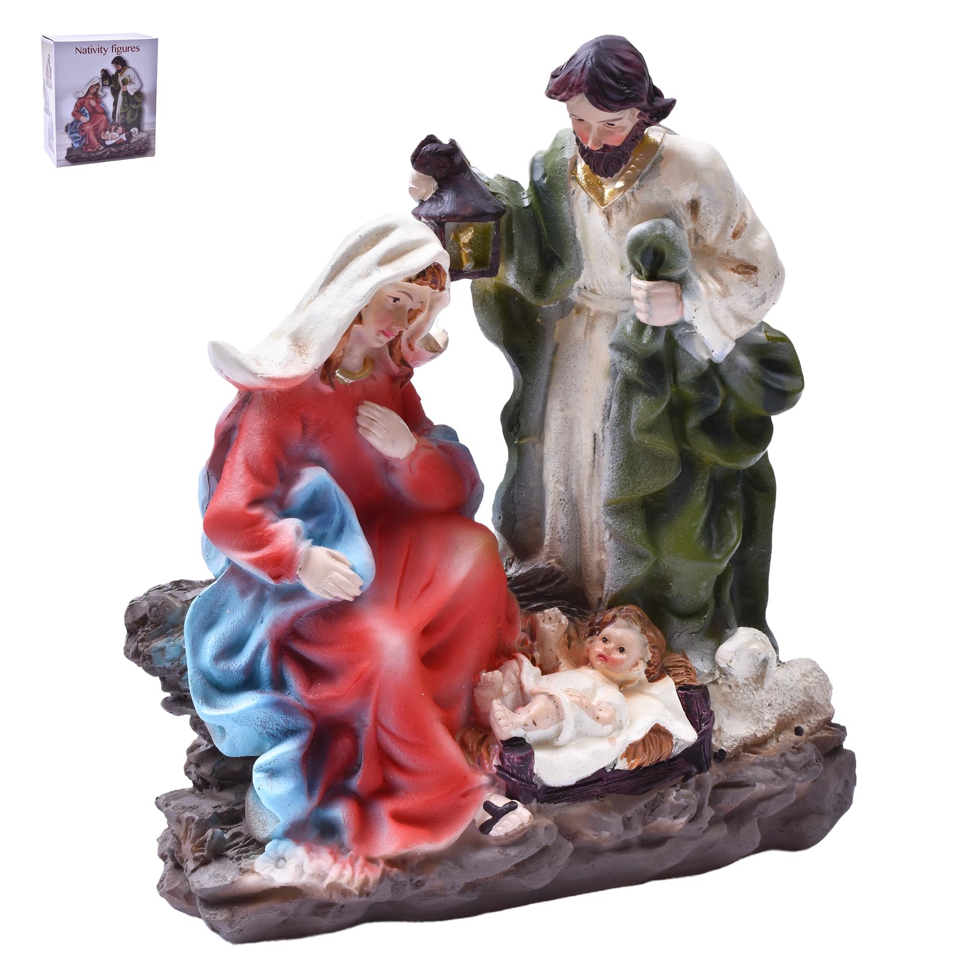 PRESEPIO NATAL RESINA 19CM 171344 PRESEPIO NATAL RESINA 19CM 171344