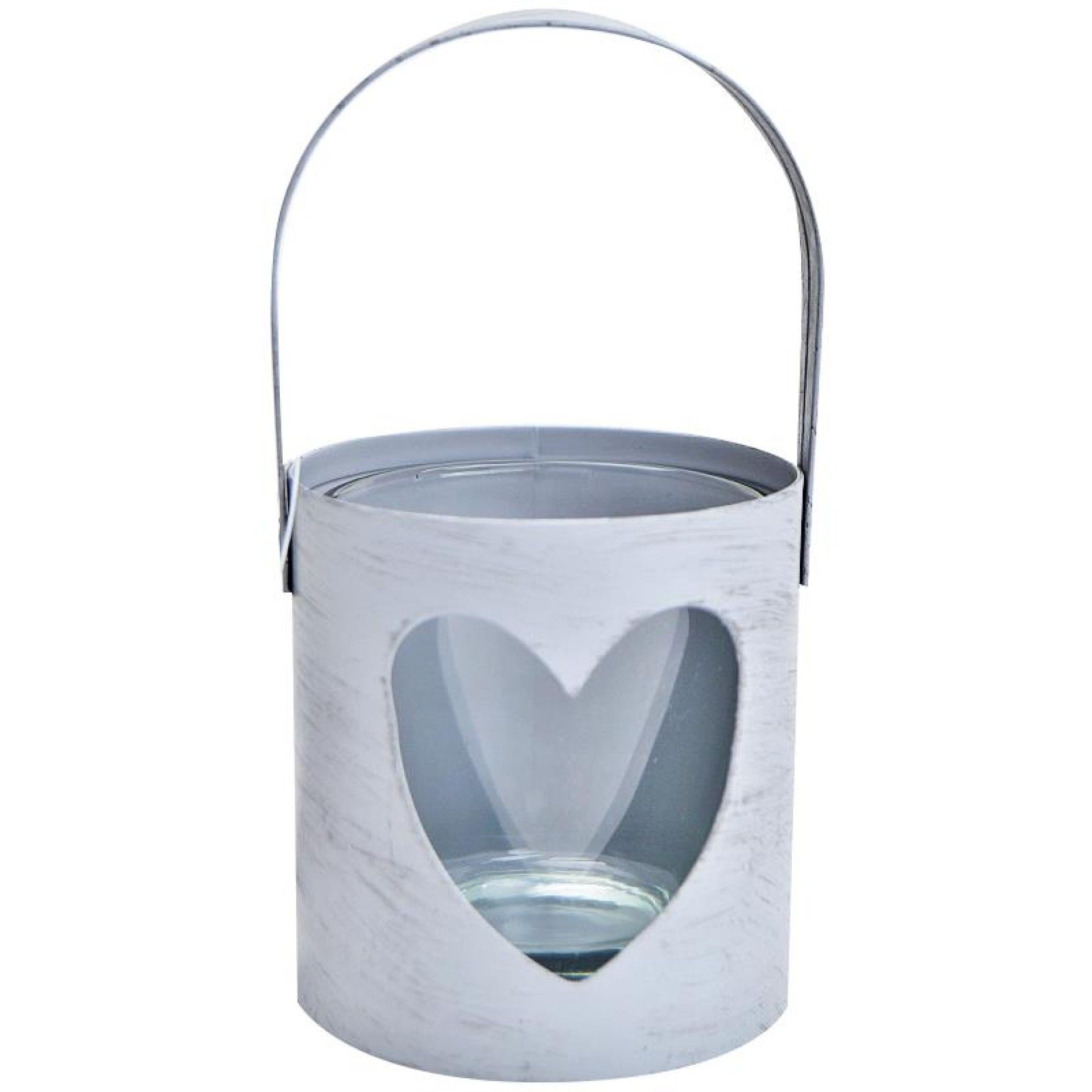 PORTA VELAS METAL 14CM CINZ PORTA VELAS METAL 14CM CINZ