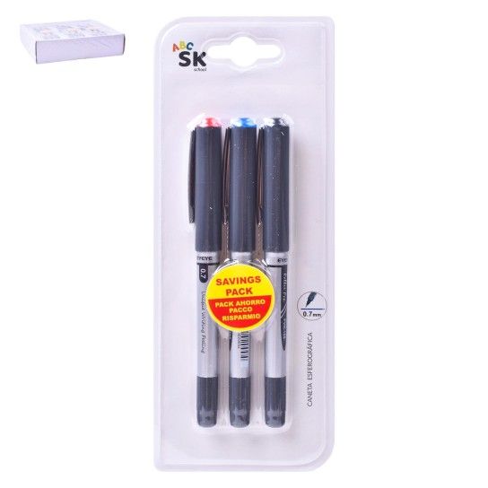 CANETA GEL 3UN 14CM 2681-004 CX144