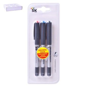 CANETA GEL 3UN 14CM 2681-004 CX144