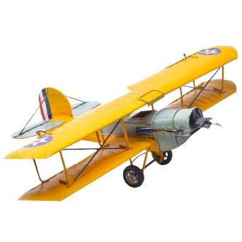AVIAO METAL DEC 12X19X35CM 2501-104