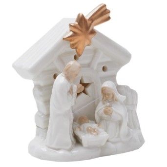 PRESEPIO PORC. C/LUZ 11CM 50431586 LUNA