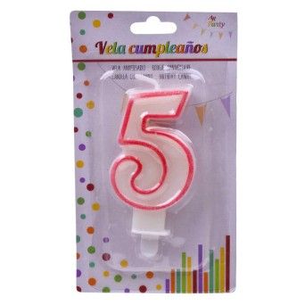 VELA ANIVERSARIO NUMERO 5 22181