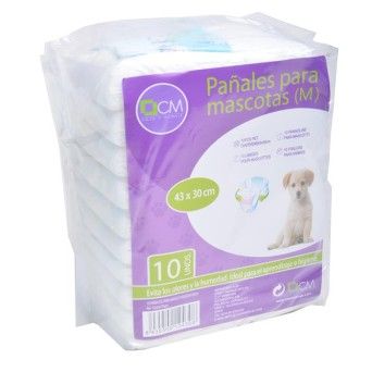 FRALDAS P/ ANIMAIS 43X30CM 10UNI 102430