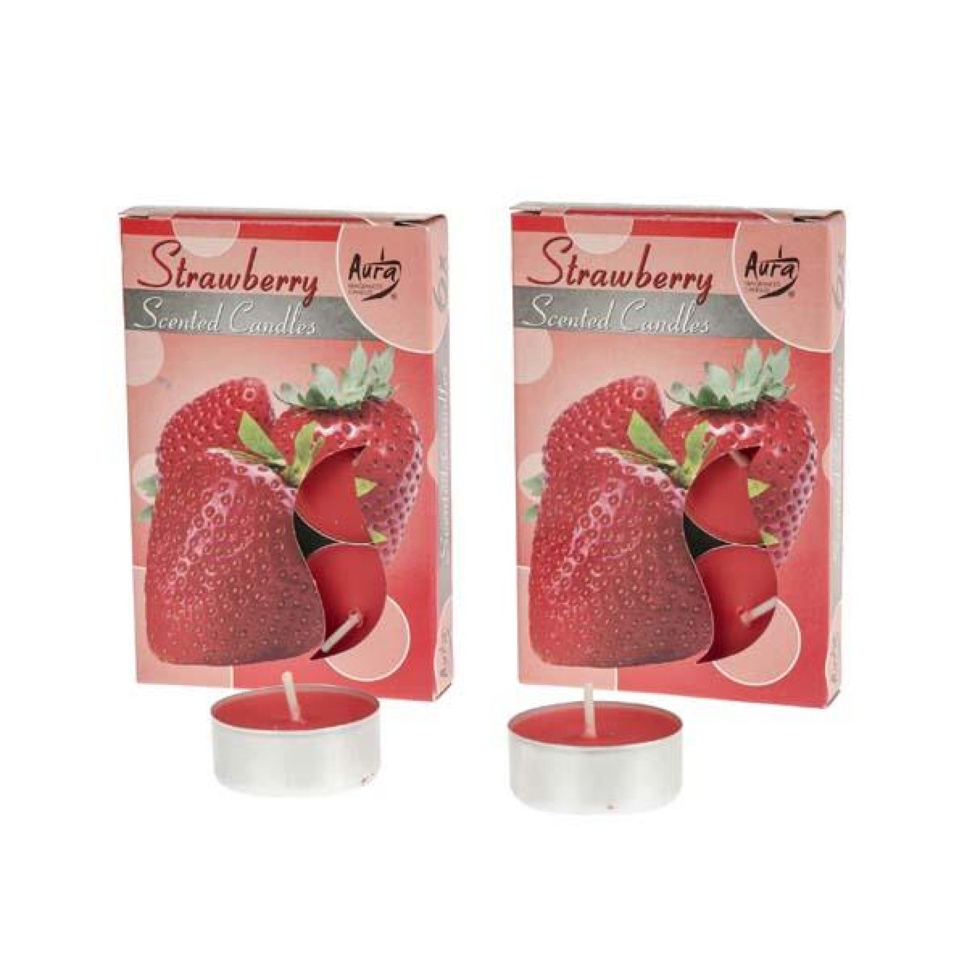 VELAS TEALIGHT MORANGO 6UNI VELAS TEALIGHT MORANGO 6UNI
