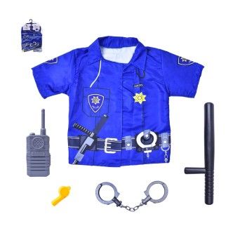 FATO CARNAVAL POLICIA 90-110CM CX24