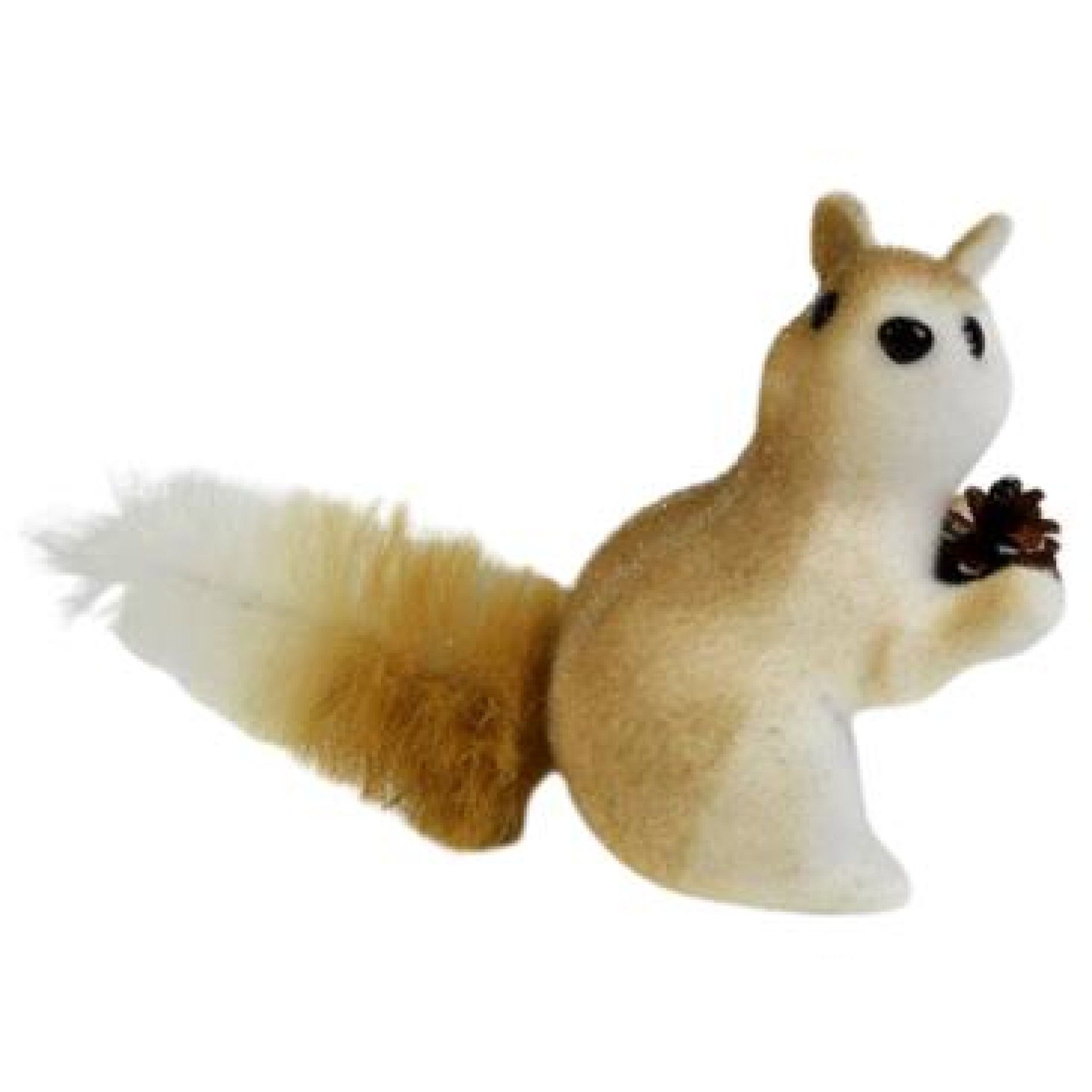 ESQUILO C/ PINHA BEIGE 22CM ESQUILO C/ PINHA BEIGE 22CM