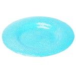 CENTRO VIDRO NATAL AZ/PRATA 39CM CENTRO VIDRO NATAL AZ/PRATA 39CM