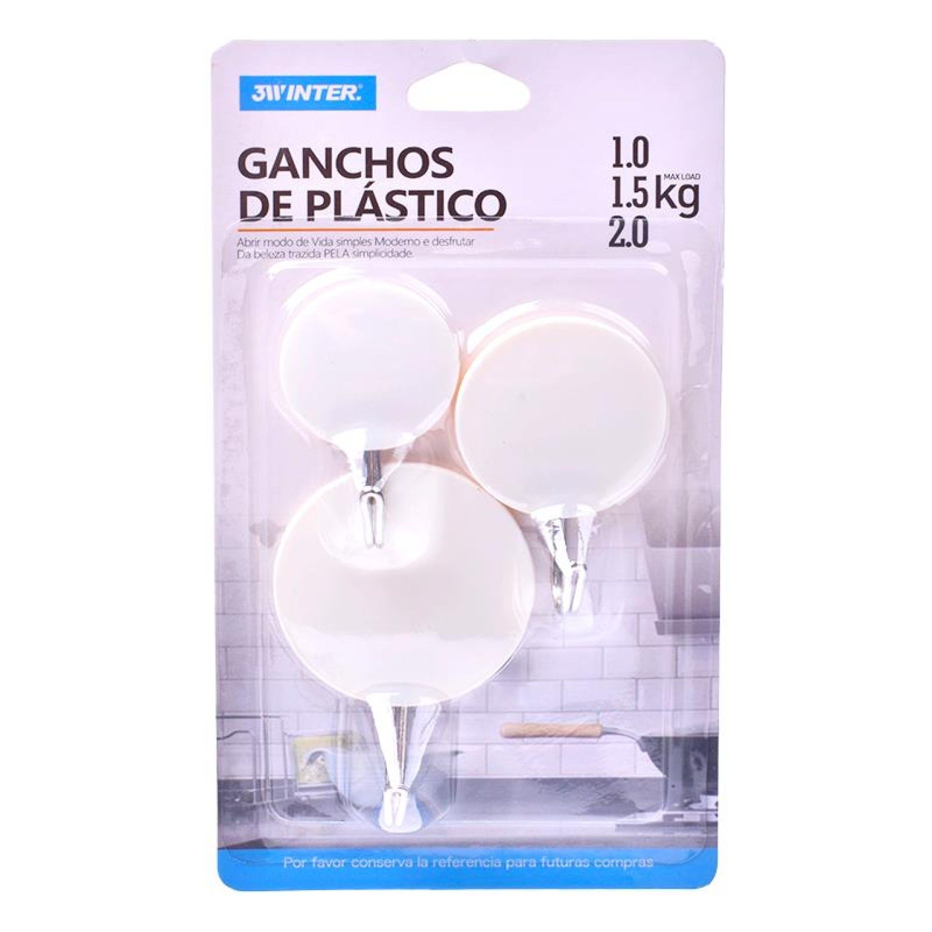 GANCHO PAREDE PLAST. RED. GANCHO PAREDE PLAST. RED.