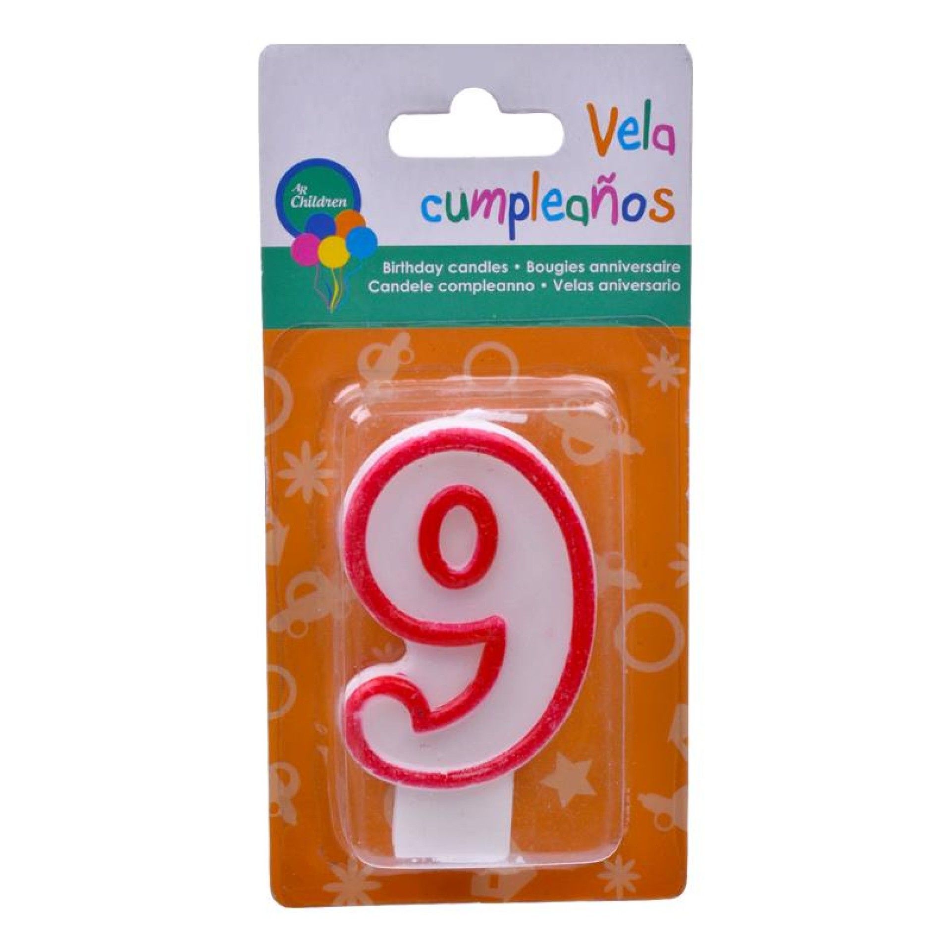 VELA ANIVERSARIO NUMERO 9 14433 VELA ANIVERSARIO NUMERO 9 14433