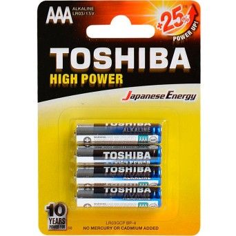 PILHAS TOSHIBA ALC R03 AAA 4PS