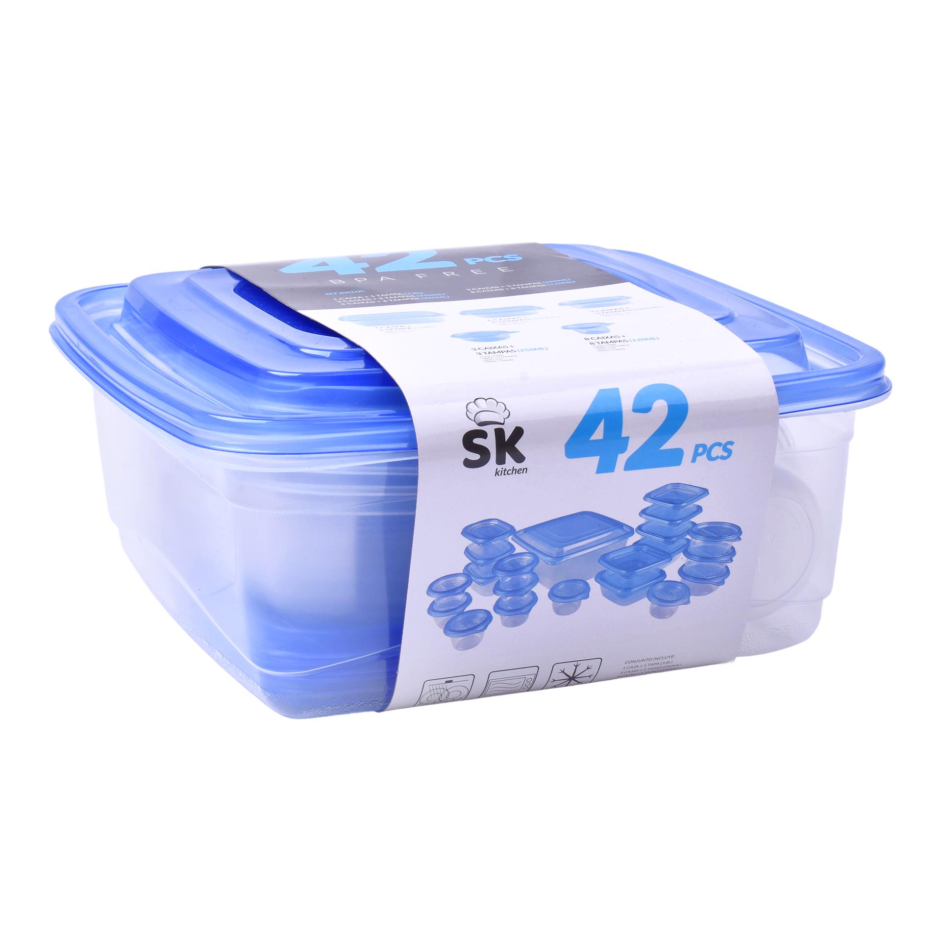 CAIXA PLT MULT SET42PCS 0185-03 CAIXA PLT MULT SET42PCS 0185-03