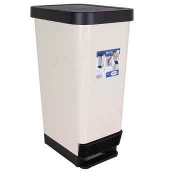 BALDE PLASTICO C/ PEDAL 45L MODA
