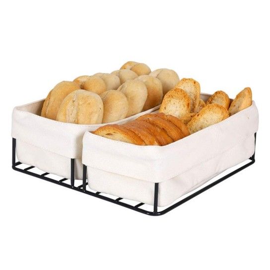 CESTO PAO METAL/ALGODAO