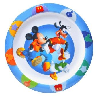 PRATO MELAMINA RASO MICKEY 23CM CX6