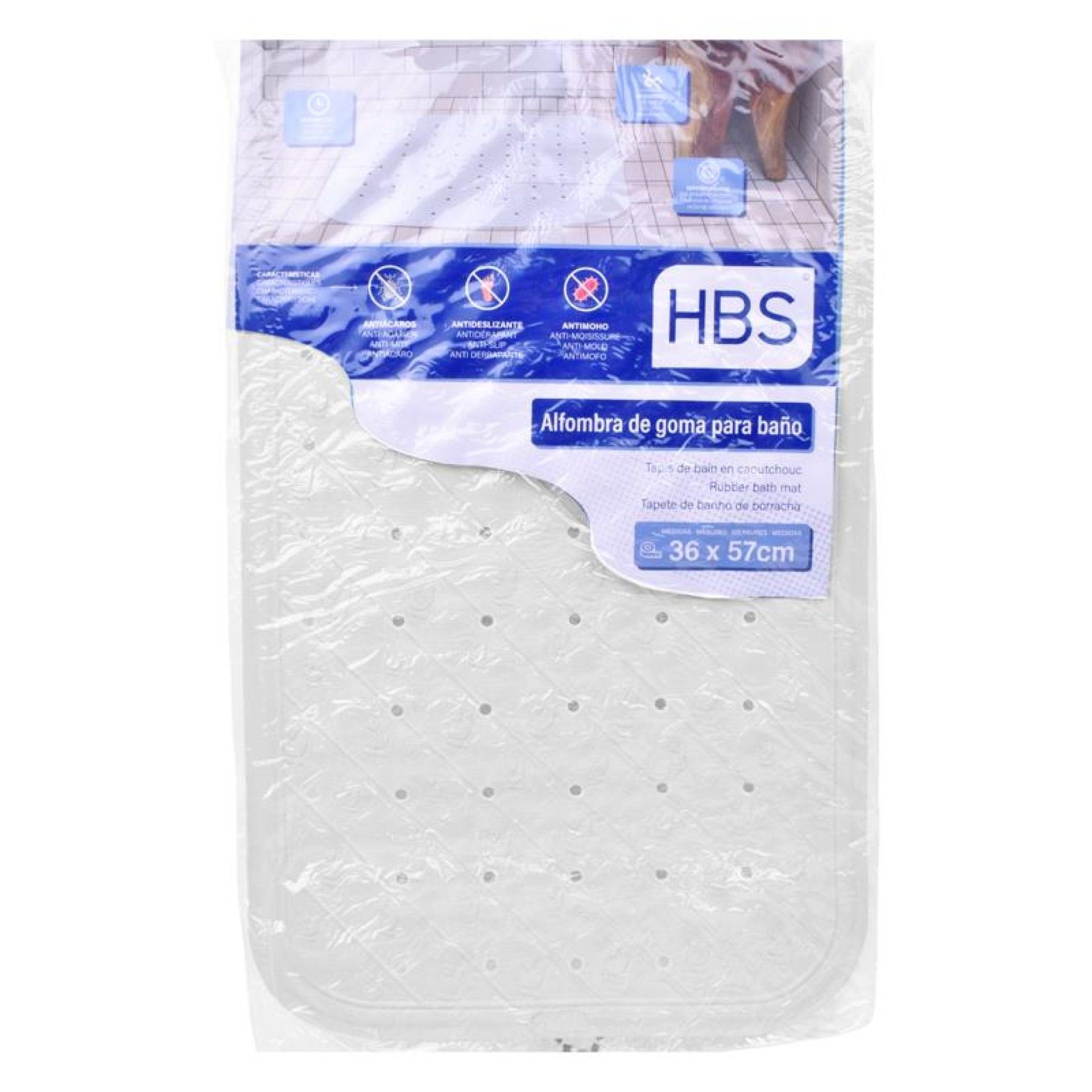 TAPETE BANHEIRA BRC 36X57CM TAPETE BANHEIRA BRC 36X57CM