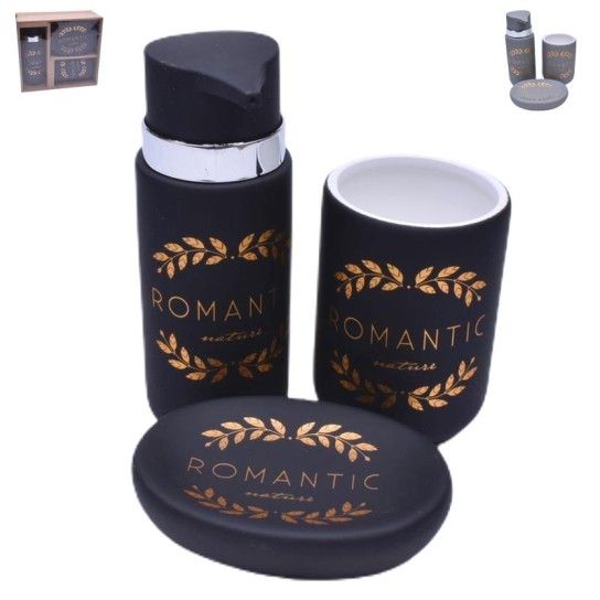 CONJ.WC PORCELANA 3 PCS 2383-104 CX24