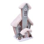 CASA DECORATIVA C/ LUZ 35 CM CASA DECORATIVA C/ LUZ 35 CM