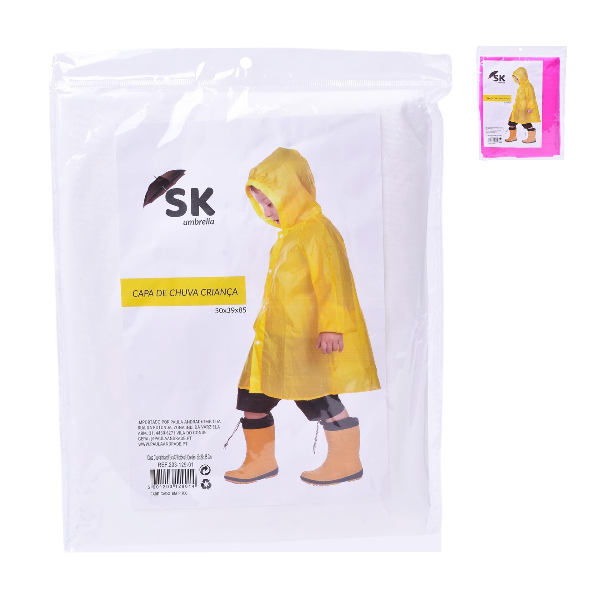 CAPA CHUVA INF.50X39X85CM203-129-01CX96 CAPA CHUVA INF.50X39X85CM203-129-01CX96