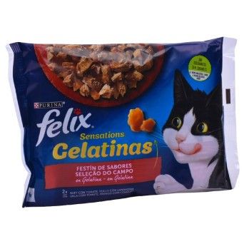 FELIX GELATINAS SABORES 4X85G