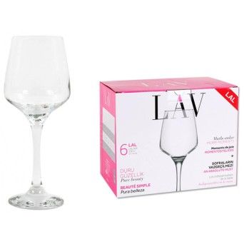 CONJ. 6 COPOS AGUA 330CC LAL
