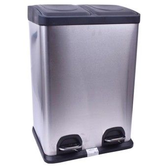 CESTO PARA PAPEL CUBO METAL 20L + 20L
