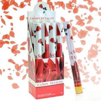 TUBO CONFETTIS PETALAS 30CM 11874