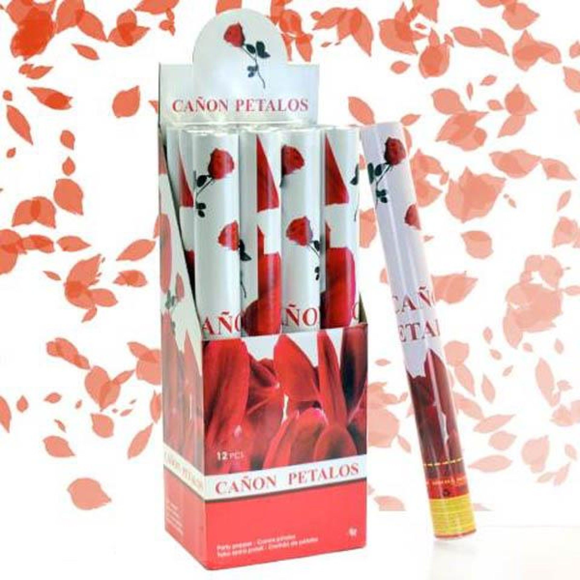 TUBO CONFETTIS PETALAS 30CM 11874 TUBO CONFETTIS PETALAS 30CM 11874