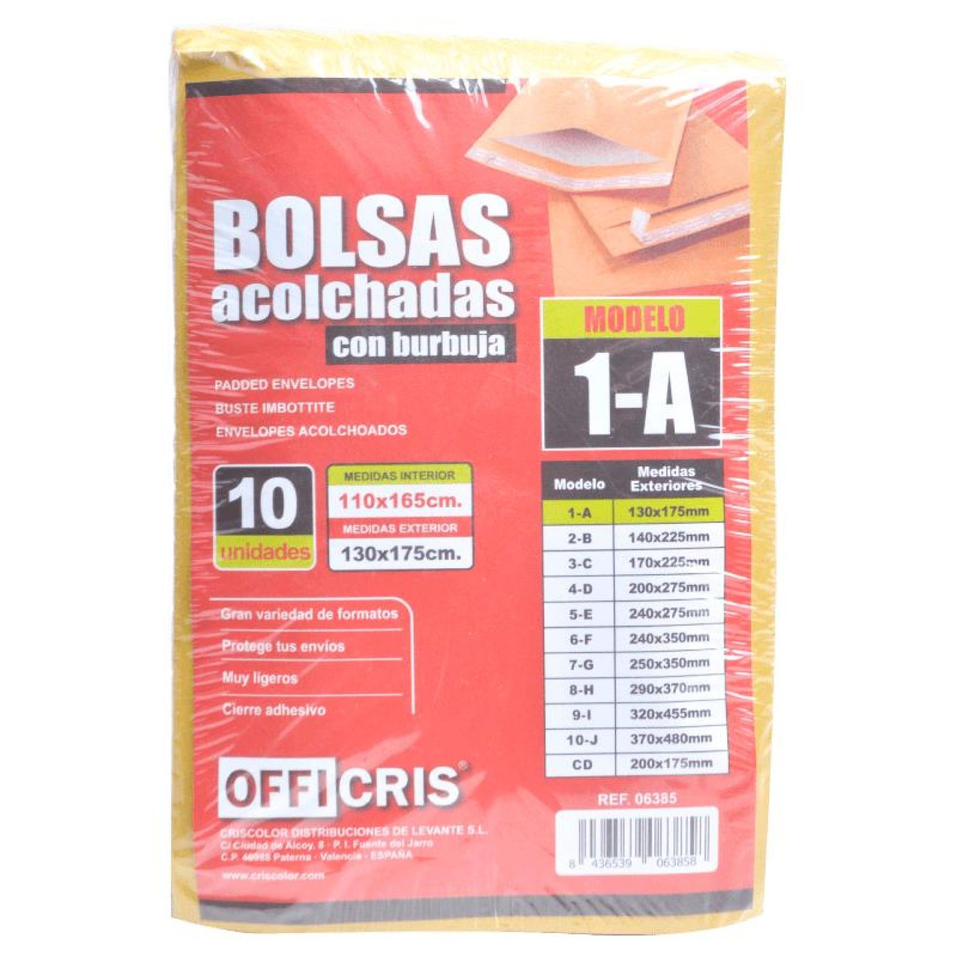 ENVELOPE ALMOFADADO 110X175 REF.06385 ENVELOPE ALMOFADADO 110X175 REF.06385