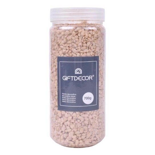 FRASCO PEDRAS DEC.MET BEGE 5MM 700GR 92499