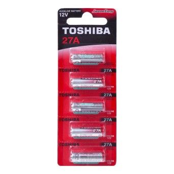 TOSHIBA- BLISTER 5 PILHAS 27A BP-5C