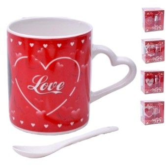 SET CANECA E COLHER 8X9,5  2645-106 CX72