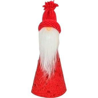 GNOMO NATAL P/ PENDURAR VERMELHO 15CM