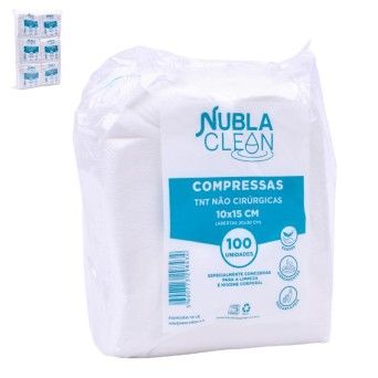 COMPRESAS TNT 10X15CM 100UNID