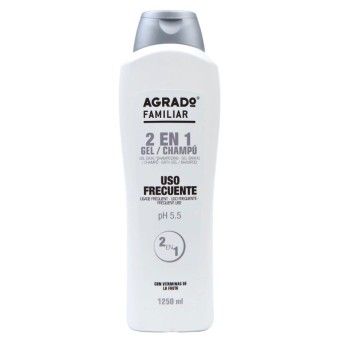 GEL BANHO/CHAMPO AGRADO 1250ML 2 EM 1