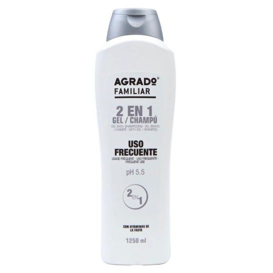 GEL BANHO/CHAMPO AGRADO 1250ML 2 EM 1