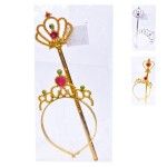 COROA C/ VARINHA MAG 19X12CM  2727-520 CX480