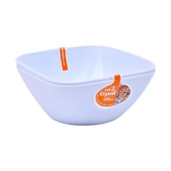 CONJ. 2 TIGELAS 400 ML BRANCA