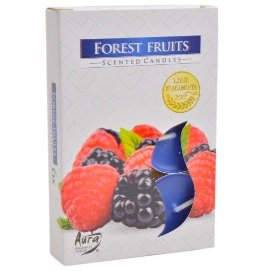 VELAS TEALIGHT FOREST FRUITS 6UNI