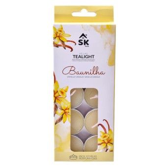 VELA TEA LIGHT BAUNILHA 0082-085 CX24