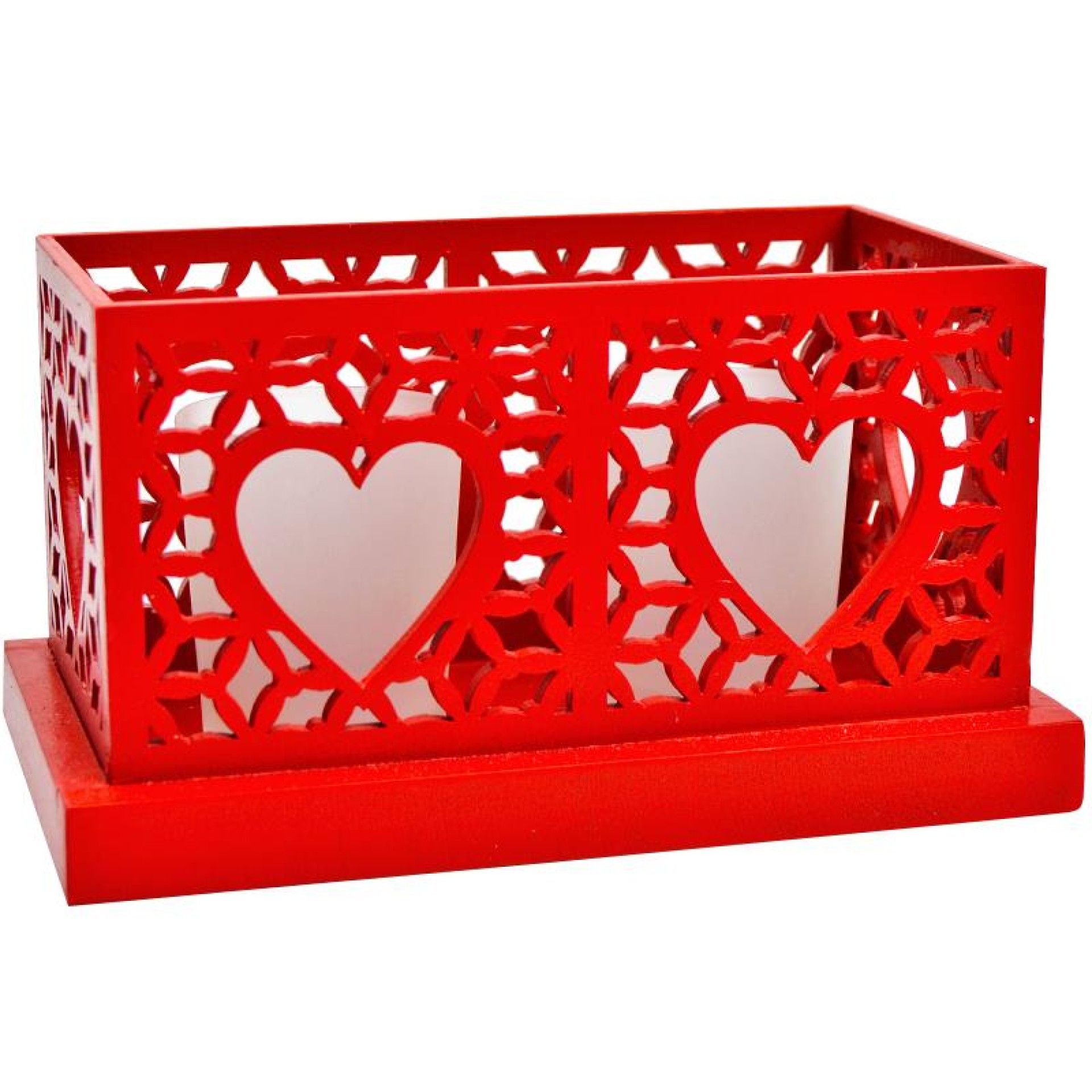 PORTA VELAS DUPLO MAD. VRM 19.5X11.3X10.5 PORTA VELAS DUPLO MAD. VRM 19.5X11.3X10.5