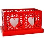 PORTA VELAS DUPLO MAD. VRM 19.5X11.3X10.5 PORTA VELAS DUPLO MAD. VRM 19.5X11.3X10.5