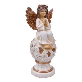 ANJO CERAMICA C/ ESFERA E LUZ 32CM