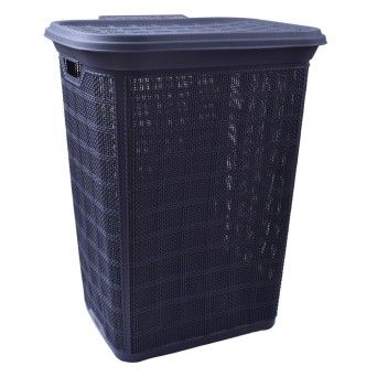 CESTO P/ROUPA 60L CINZA 0105-03 CX6