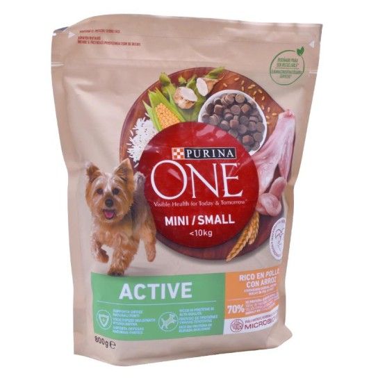 PS ONE MINI ACTIVE FRANGO/ARROZ 800G